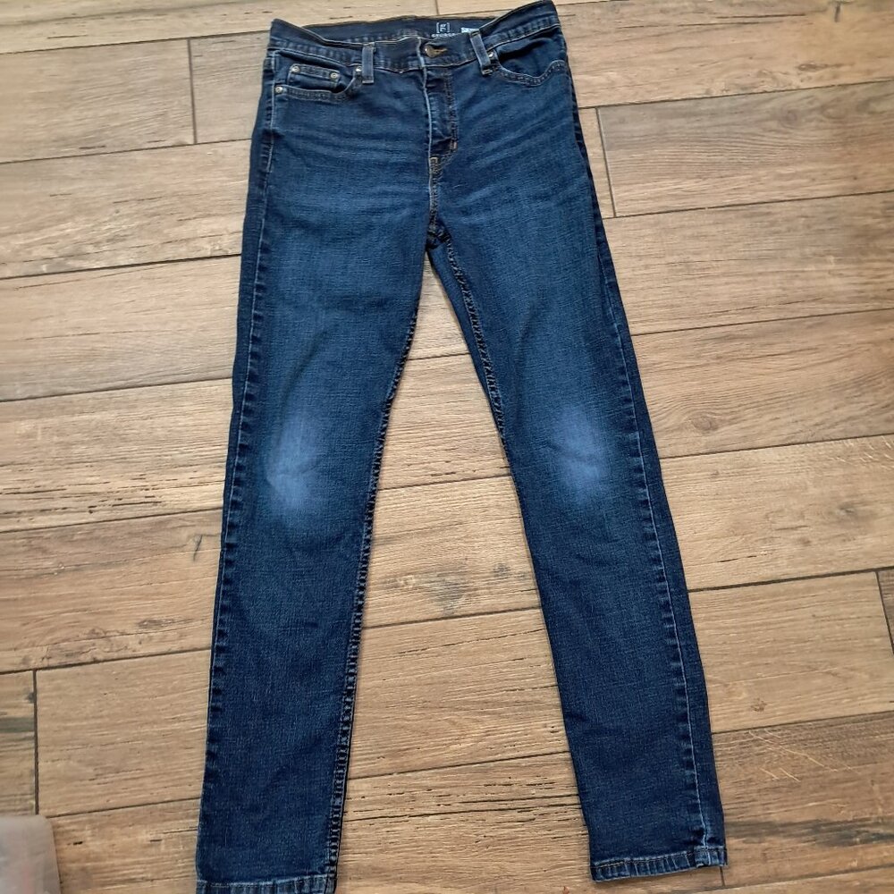 George skinny jeans men's sz 30x30 dark wash stretch cotton blend G Walmart pant